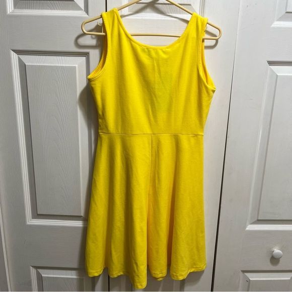 NWT DJT Fashion Yellow Fit & Flare Dress - Picture 9 of 11